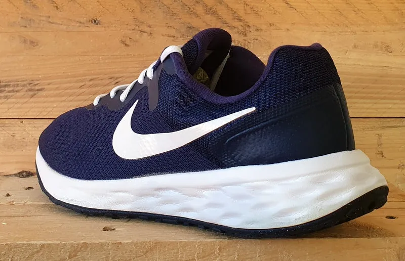Nike Revolution 6 Textile Trainers UK7.5/US8.5/E42 DC3728-401 Obsidian/White