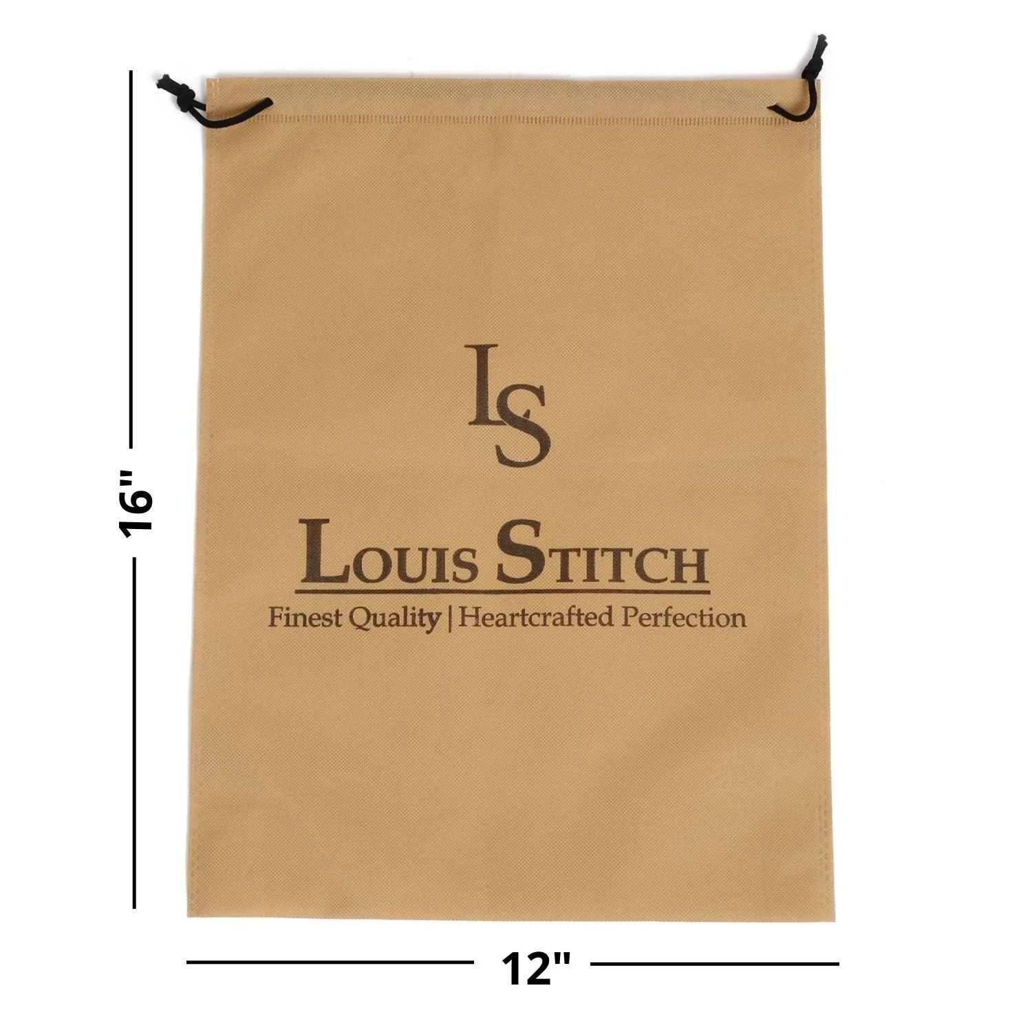 Non Woven Shoe Bag Pack Of  24 Beige Plain & See-Thru