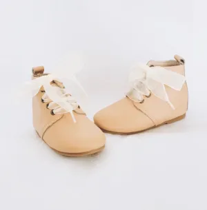 ‘Nudie' Children's Derby Boots - Hard Sole