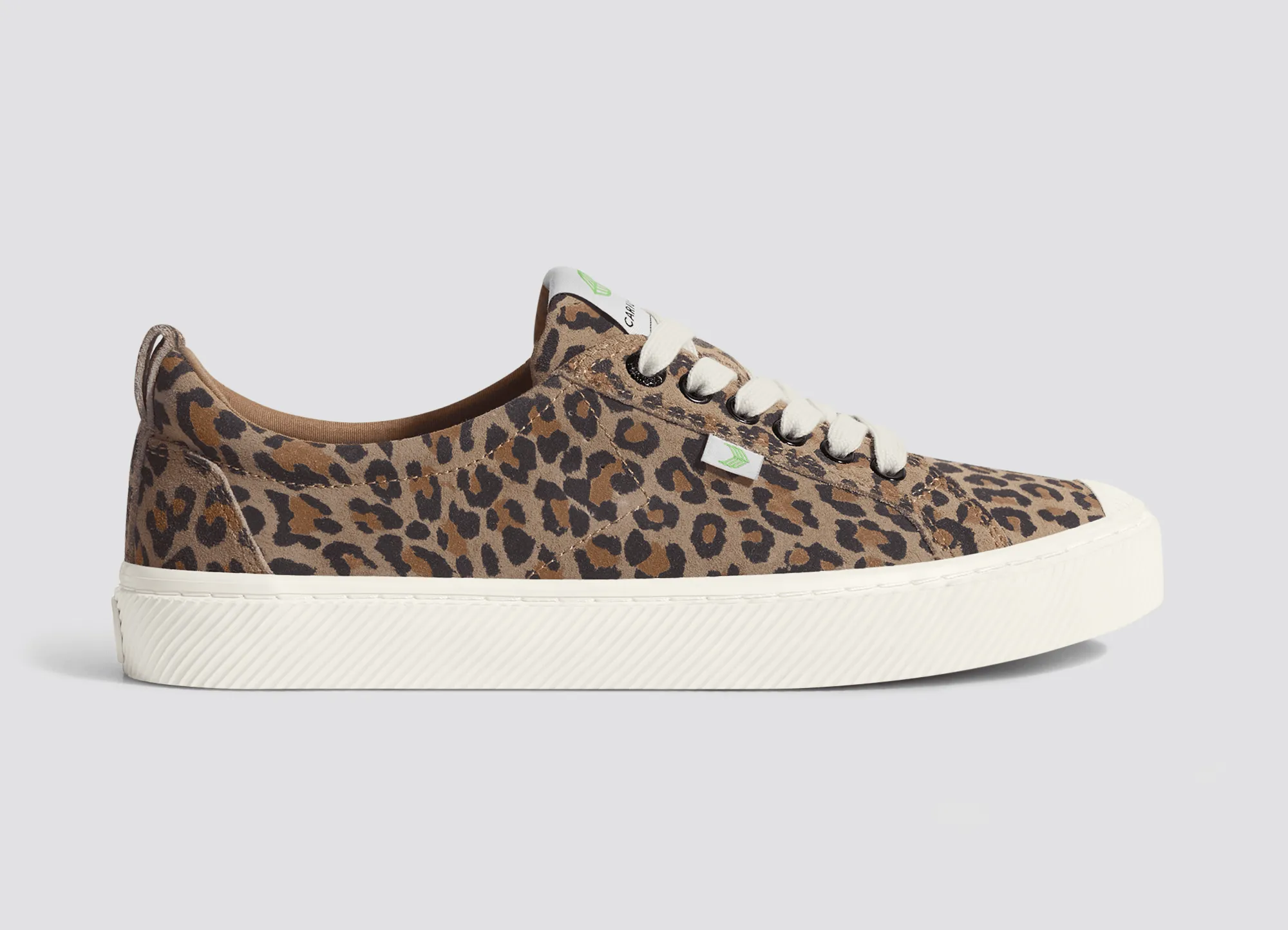 OCA Low Leopard Print Suede Sneaker Women
