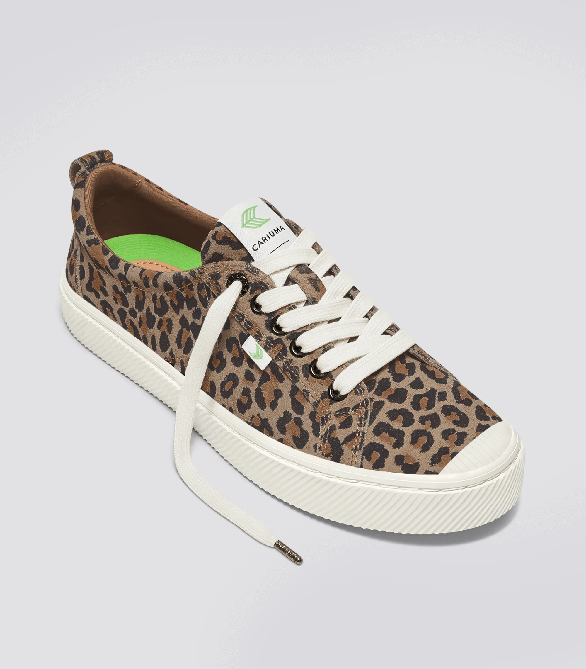 OCA Low Leopard Print Suede Sneaker Women