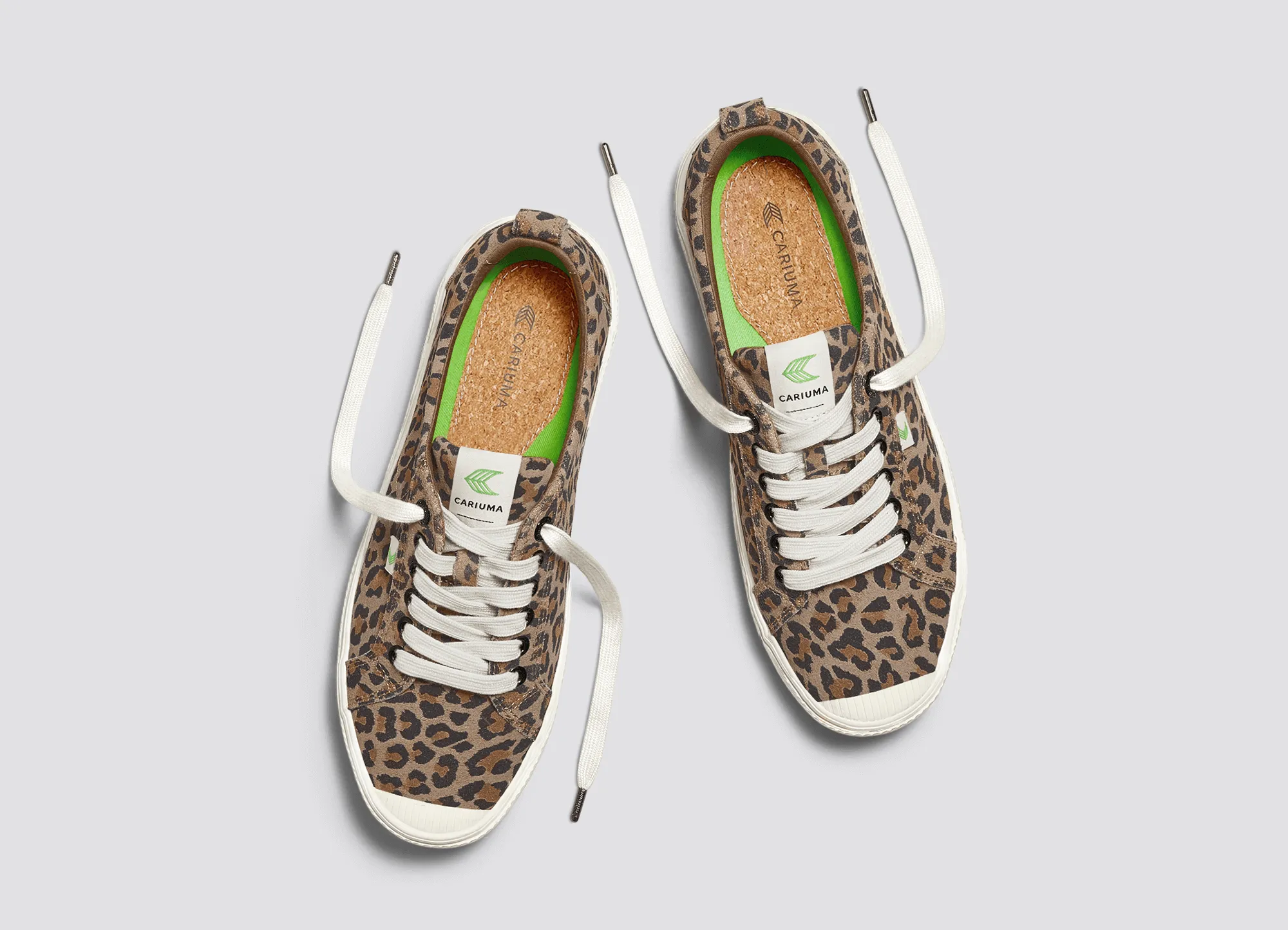 OCA Low Leopard Print Suede Sneaker Women