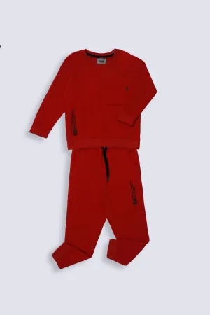 Orange Track Suit