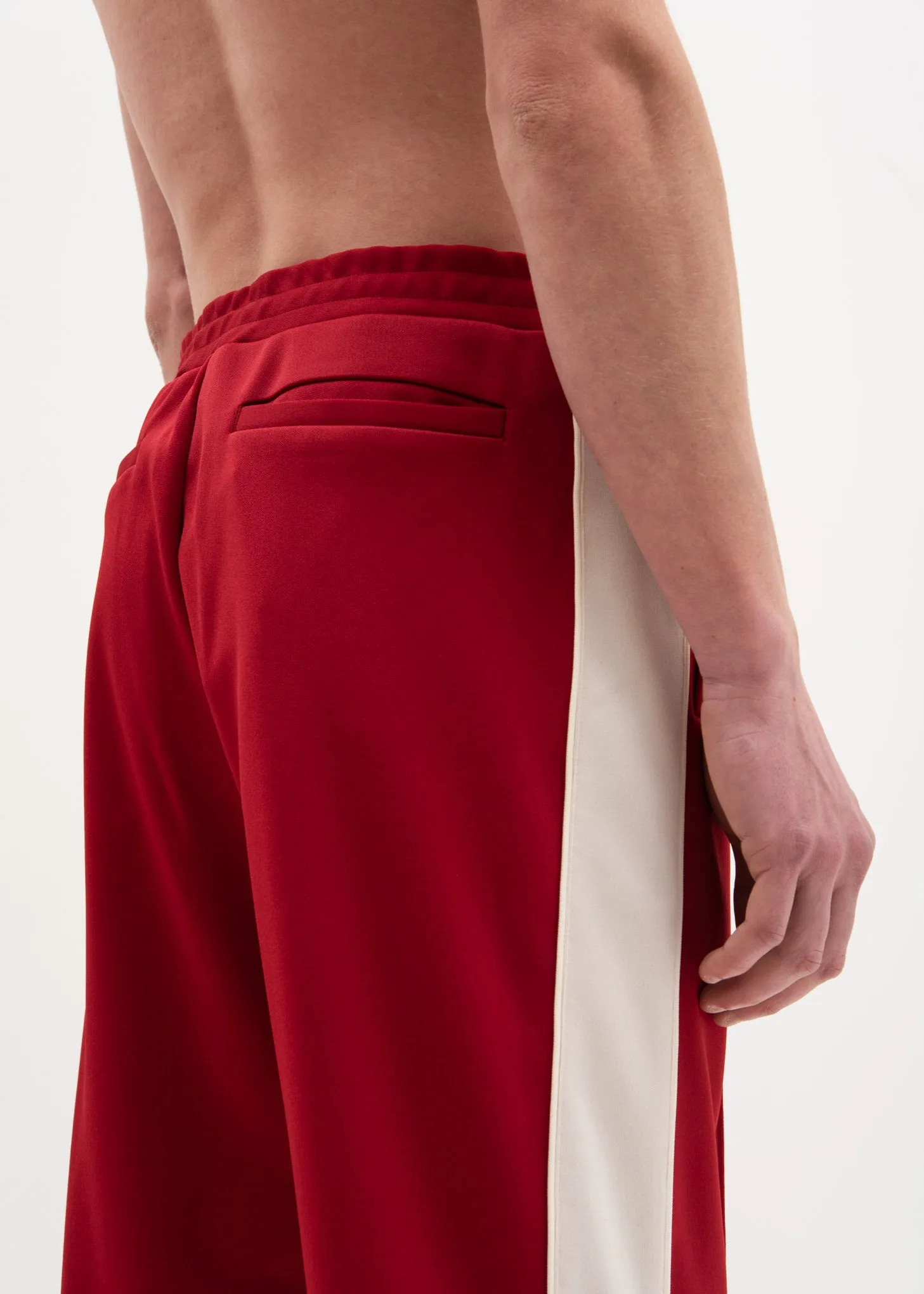 Red Waves Track Pants