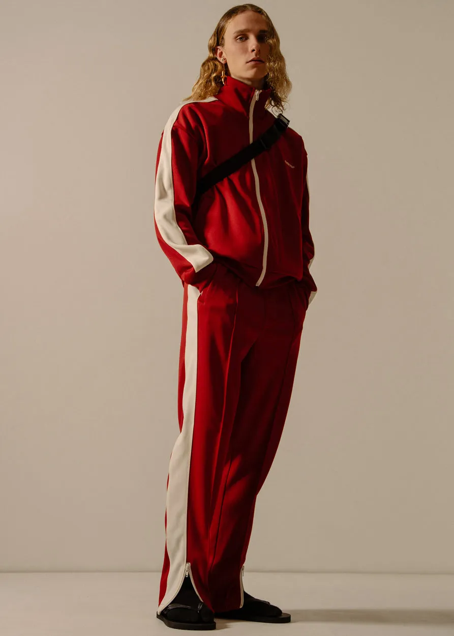 Red Waves Track Pants