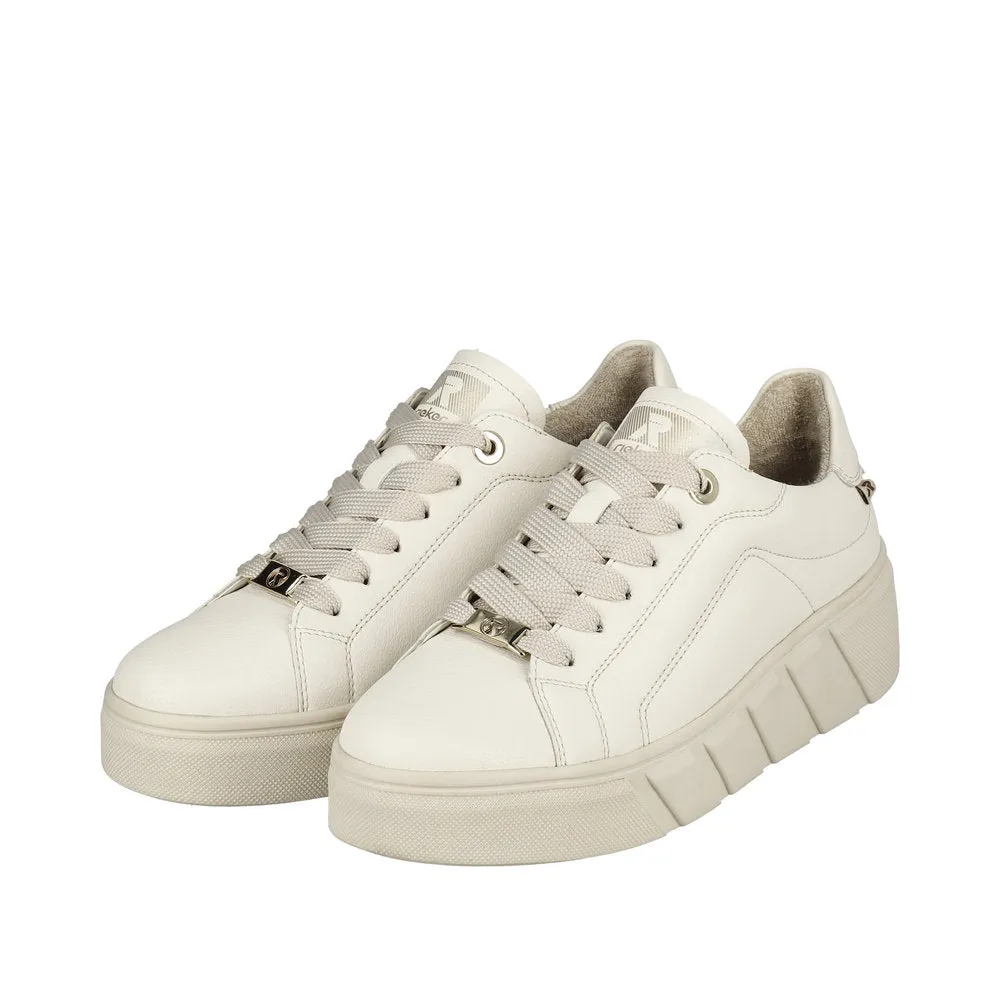 Rieker Modern Comfort Off White Trainer