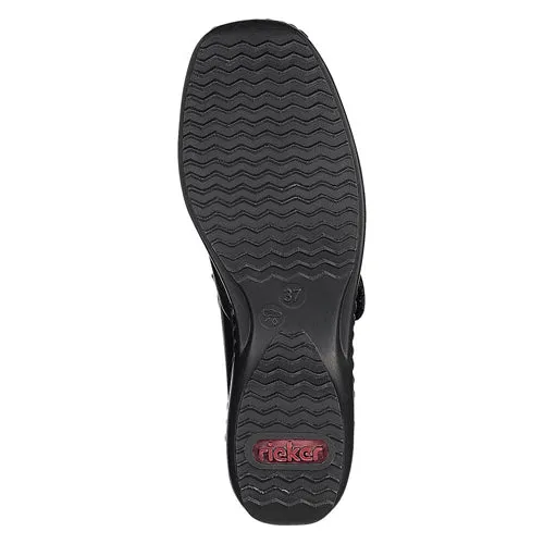 Rieker Walking Shoes - L3870 -01 - Black
