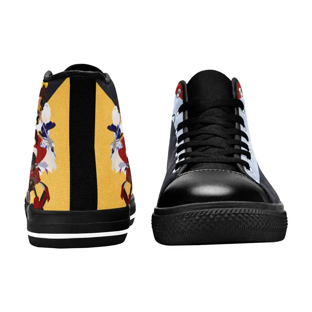 RWBY Shoes High Top Sneakers for Kids and Adults