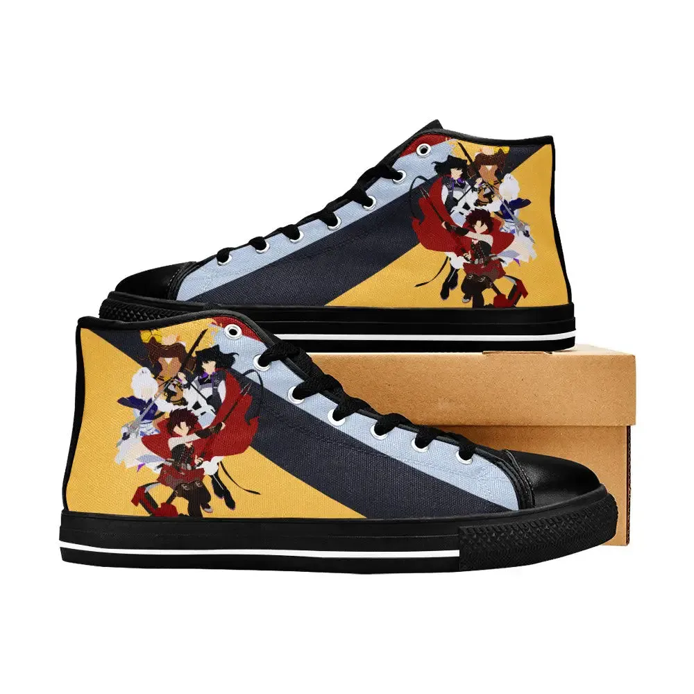 RWBY Shoes High Top Sneakers for Kids and Adults