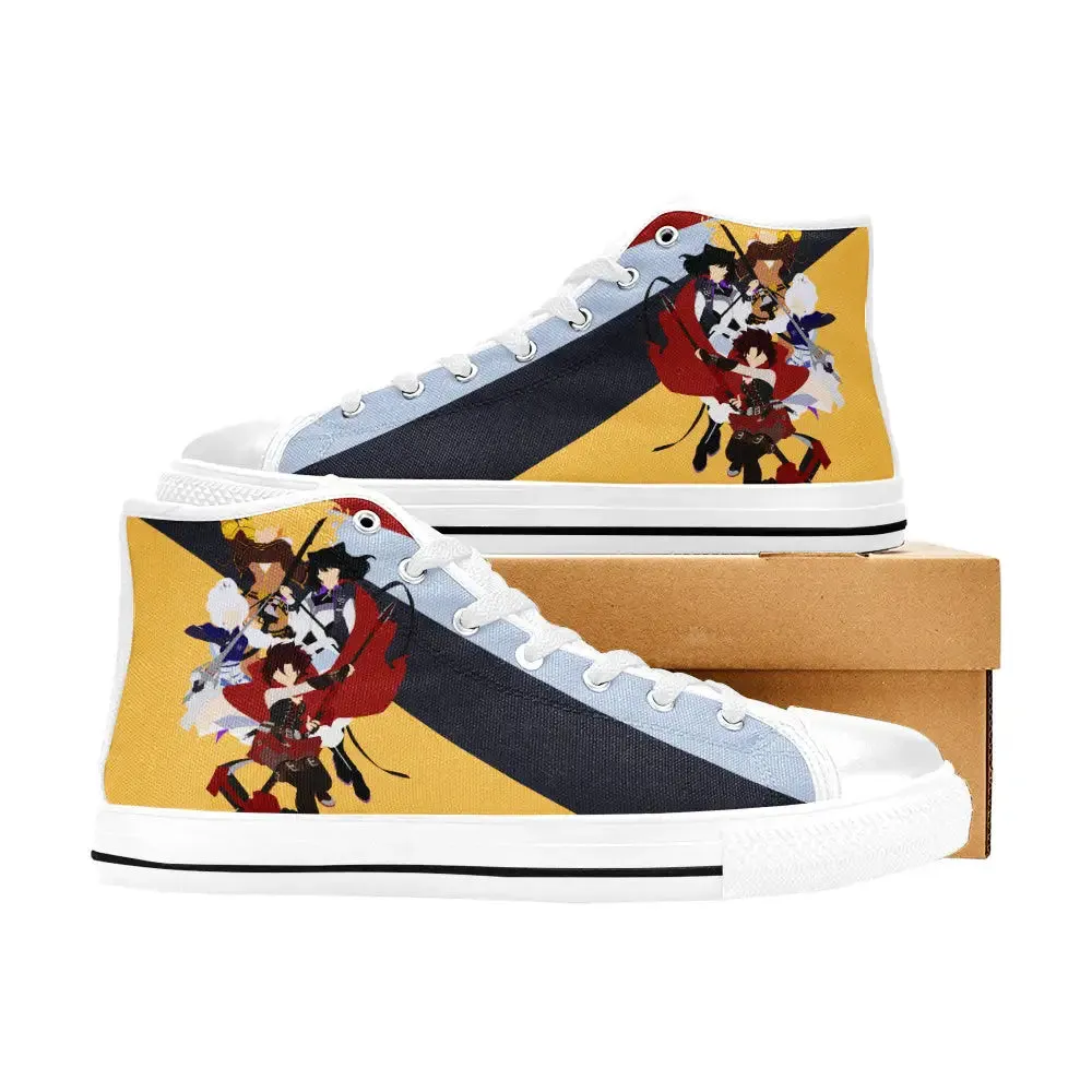 RWBY Shoes High Top Sneakers for Kids and Adults