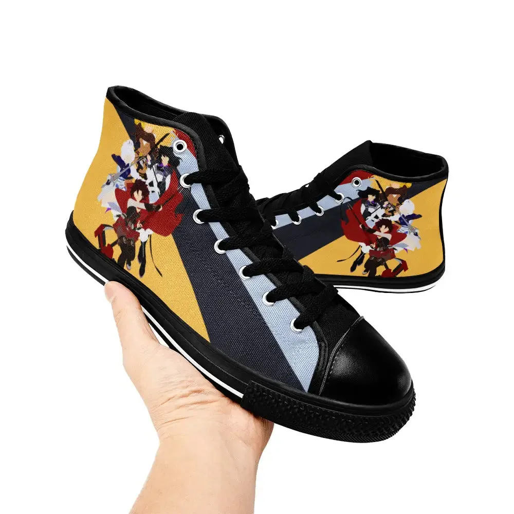 RWBY Shoes High Top Sneakers for Kids and Adults