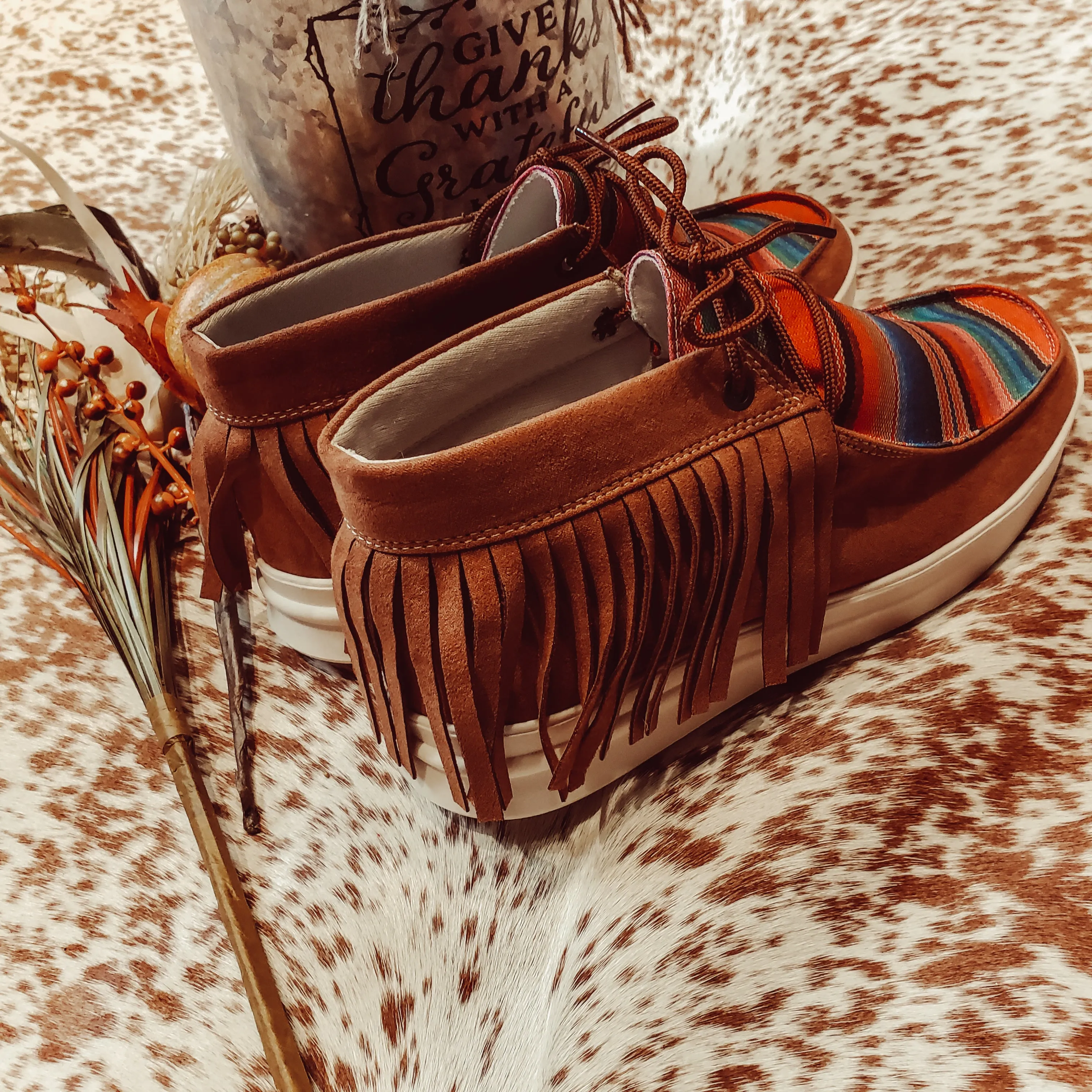Serape & Fringe Mocs