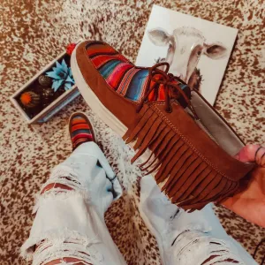 Serape & Fringe Mocs