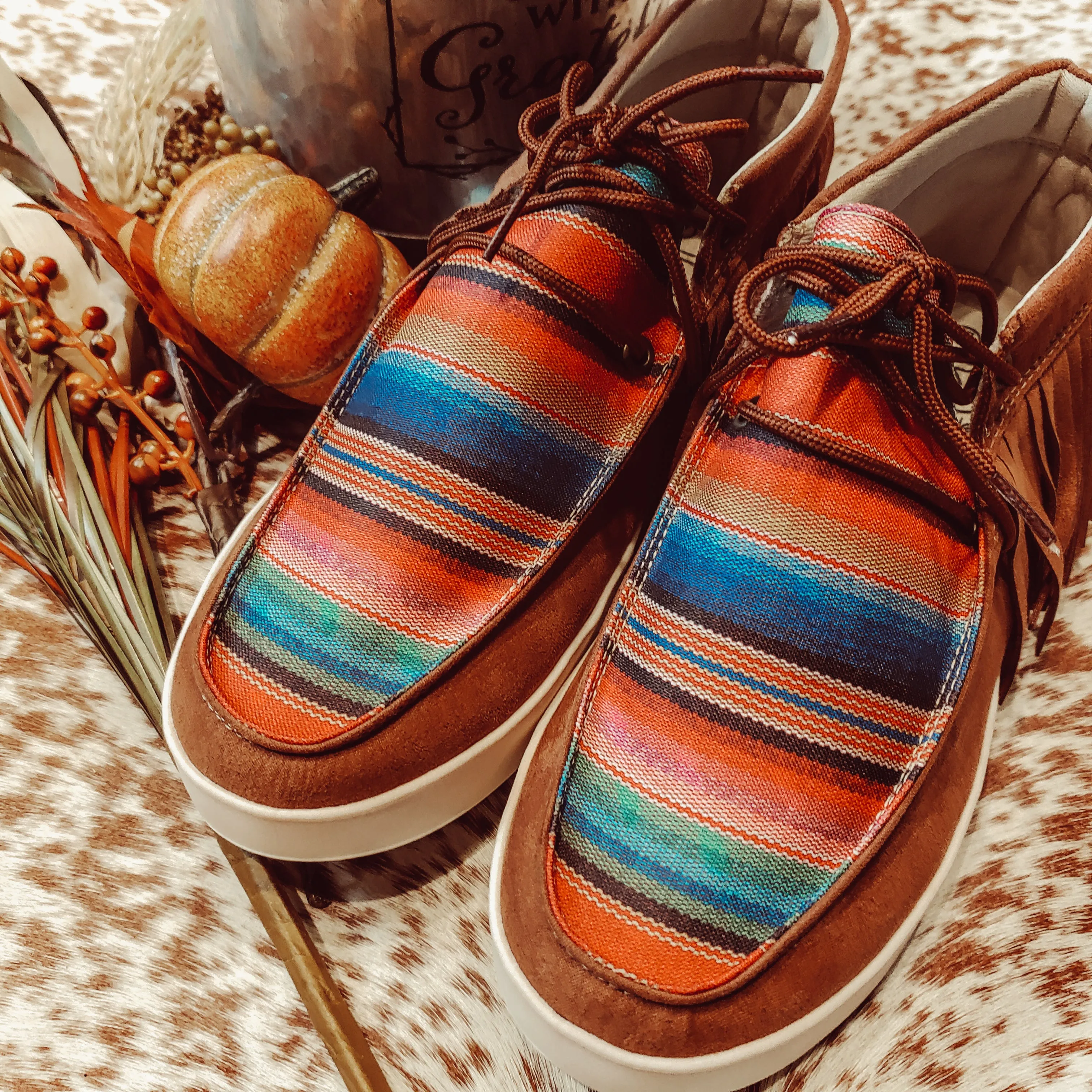 Serape & Fringe Mocs