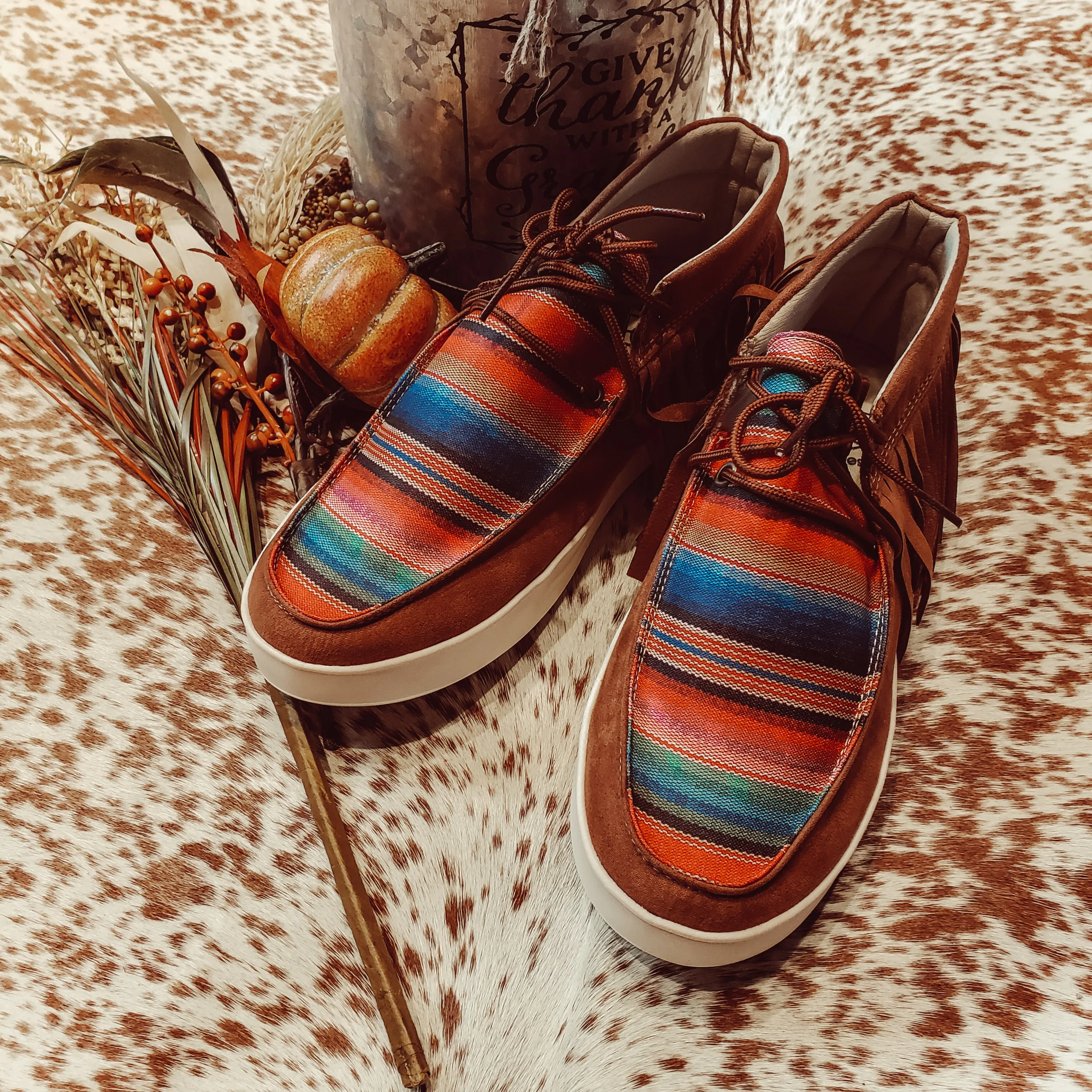 Serape & Fringe Mocs