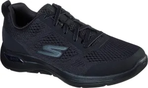 Skechers Go Walk Arch Fit Idyllic Sports Shoes Mens in Black