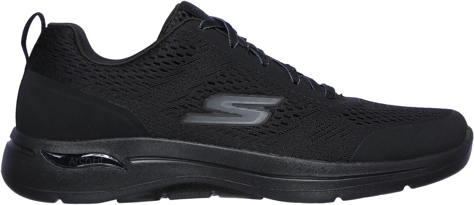 Skechers Go Walk Arch Fit Idyllic Sports Shoes Mens in Black
