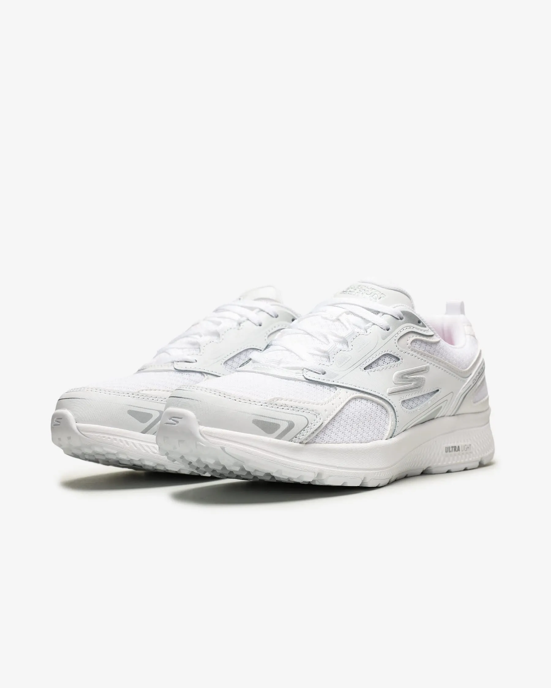 Skechers Women's White/Silver Consistent Sneakers Size 9