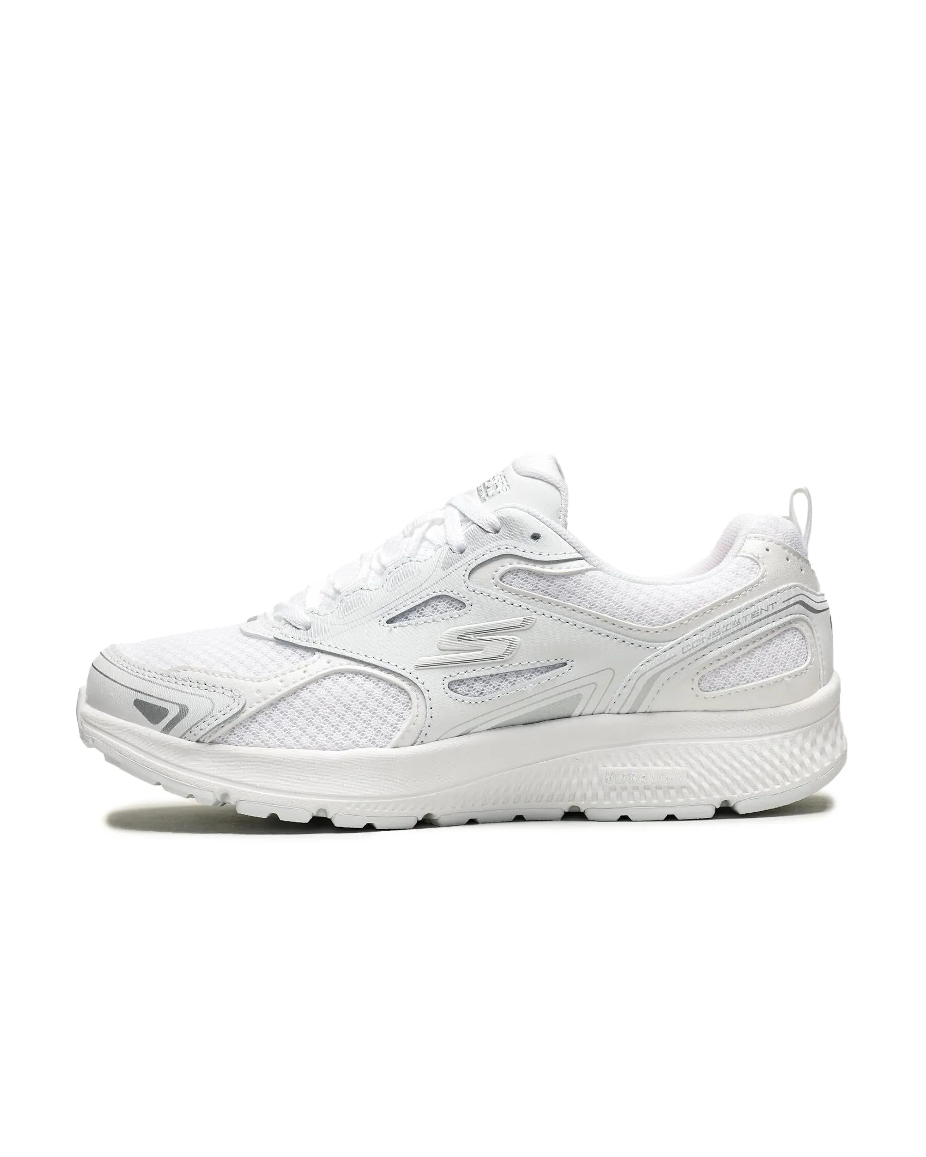 Skechers Women's White/Silver Consistent Sneakers Size 9