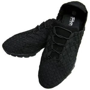 Skooda Shoes Ladies and Men's Black Sporty
