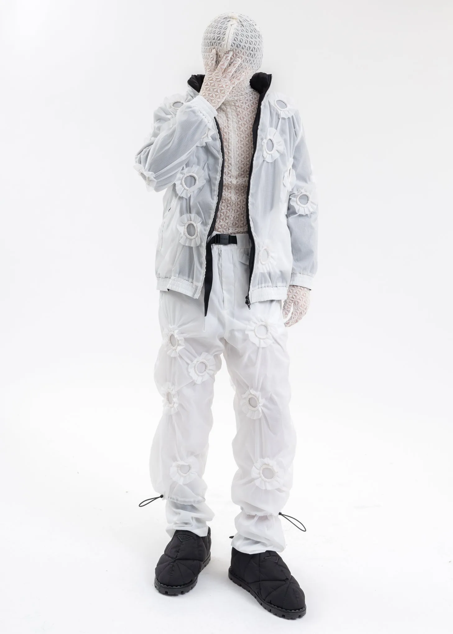 SNOW WHITE BLOOM TRACK PANTS