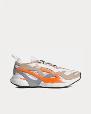 Solarglide Ash Pearl / Cloud White / Signal Orange Running Shoes