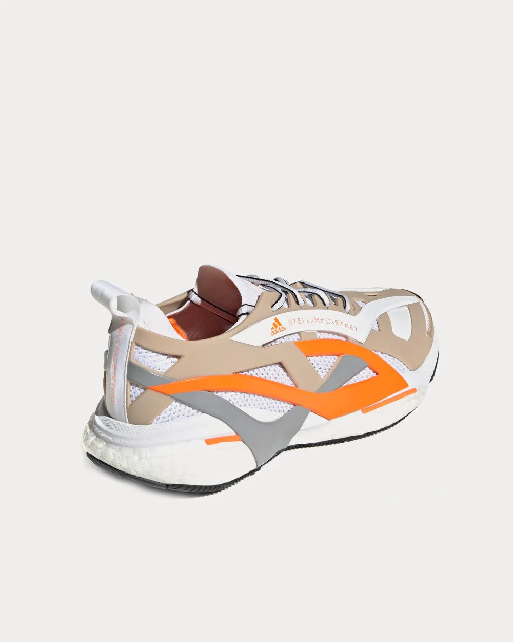 Solarglide Ash Pearl / Cloud White / Signal Orange Running Shoes