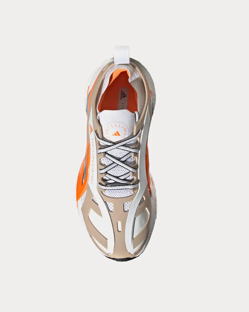 Solarglide Ash Pearl / Cloud White / Signal Orange Running Shoes
