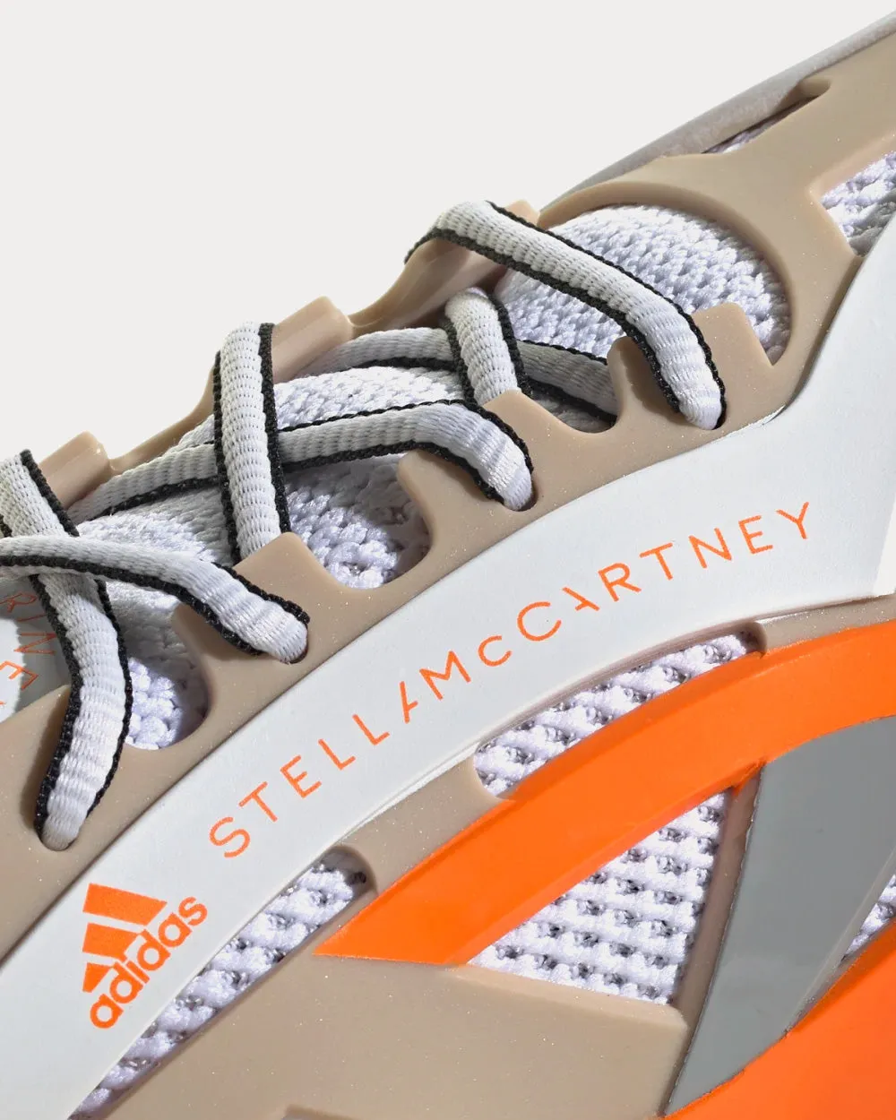 Solarglide Ash Pearl / Cloud White / Signal Orange Running Shoes