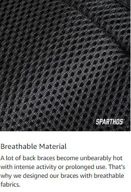 Sparthos Back Brace - Large (Designed in Germany)