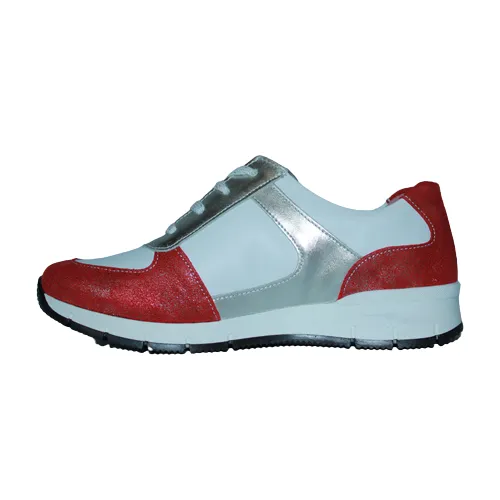 Suave Walking Shoes - Evaline  - Red