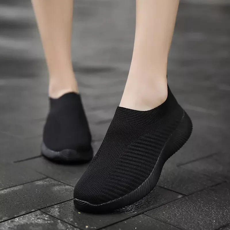 SupportEase™ Women’s Orthopedic Shoes Slip-On Trainers | Lightweight, Breathable & Supportive for Running, Walking & Everyday Wear
