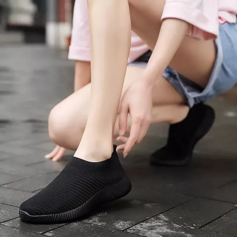 SupportEase™ Women’s Orthopedic Shoes Slip-On Trainers | Lightweight, Breathable & Supportive for Running, Walking & Everyday Wear