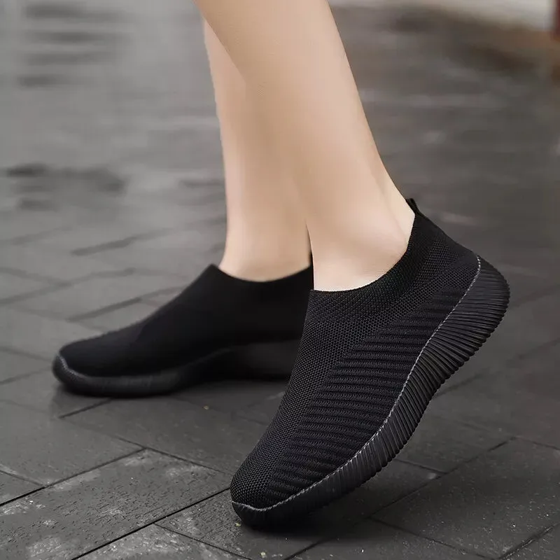 SupportEase™ Women’s Orthopedic Shoes Slip-On Trainers | Lightweight, Breathable & Supportive for Running, Walking & Everyday Wear