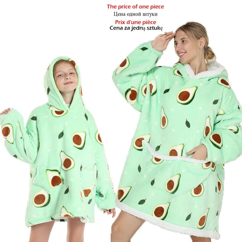 Sweat à capuche en tissu polaire pour femme