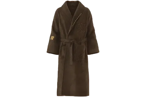 Travis Scott CJ x Audemars Piguet Logo Plush Robe Brown