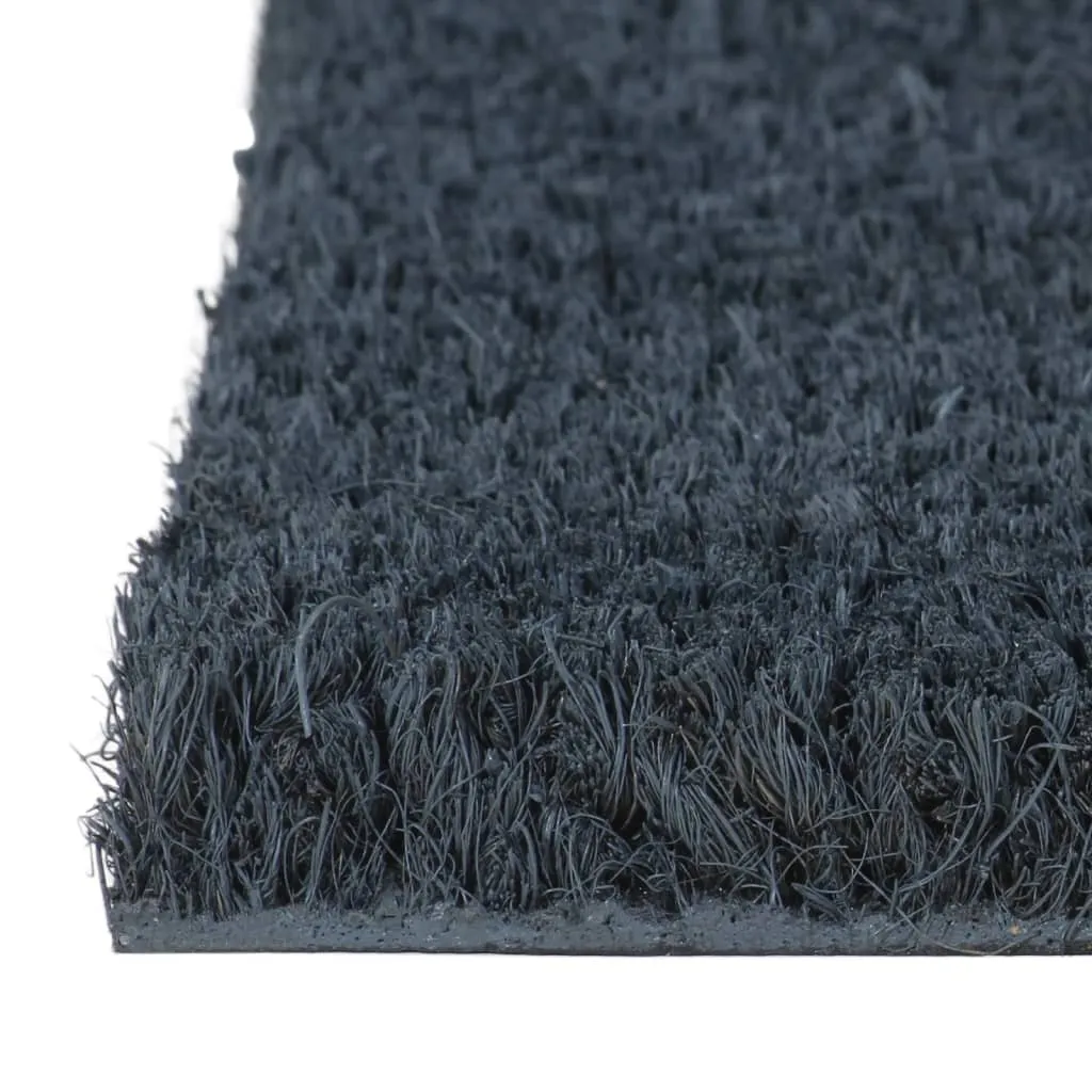 vidaXL Door Mat Dark Grey 60x90 cm Tufted Coir
