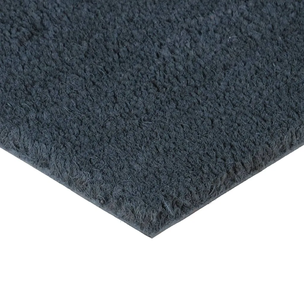 vidaXL Door Mat Dark Grey 60x90 cm Tufted Coir