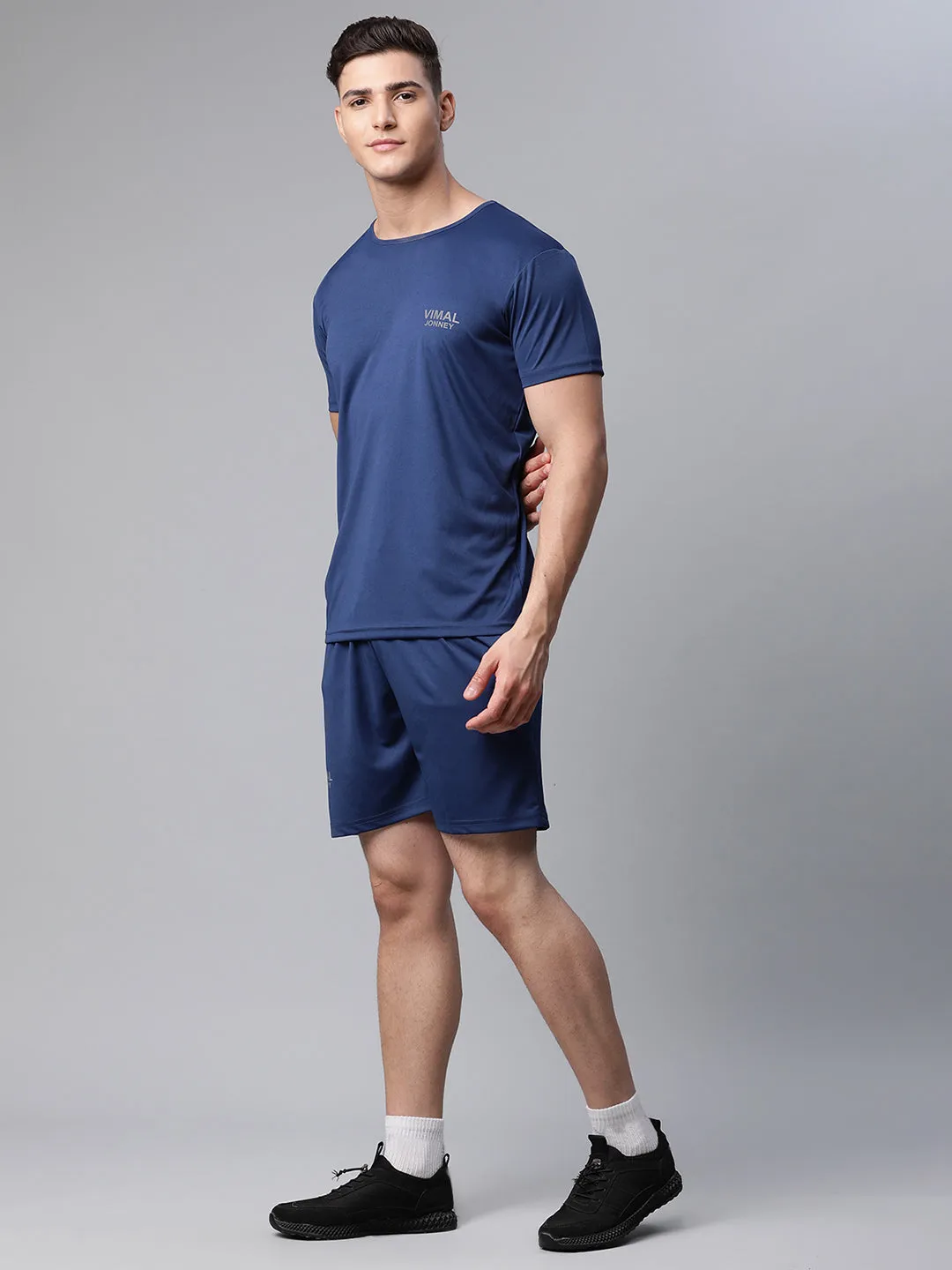 Vimal Jonney Dryfit Solid Blue Tracksuit for Men