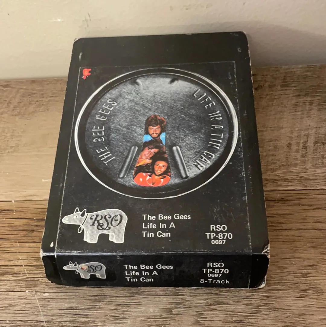 Vintage MUSIC The Bee Gees LIFE IN A TIN CAN  TP-870 8 Track Tape