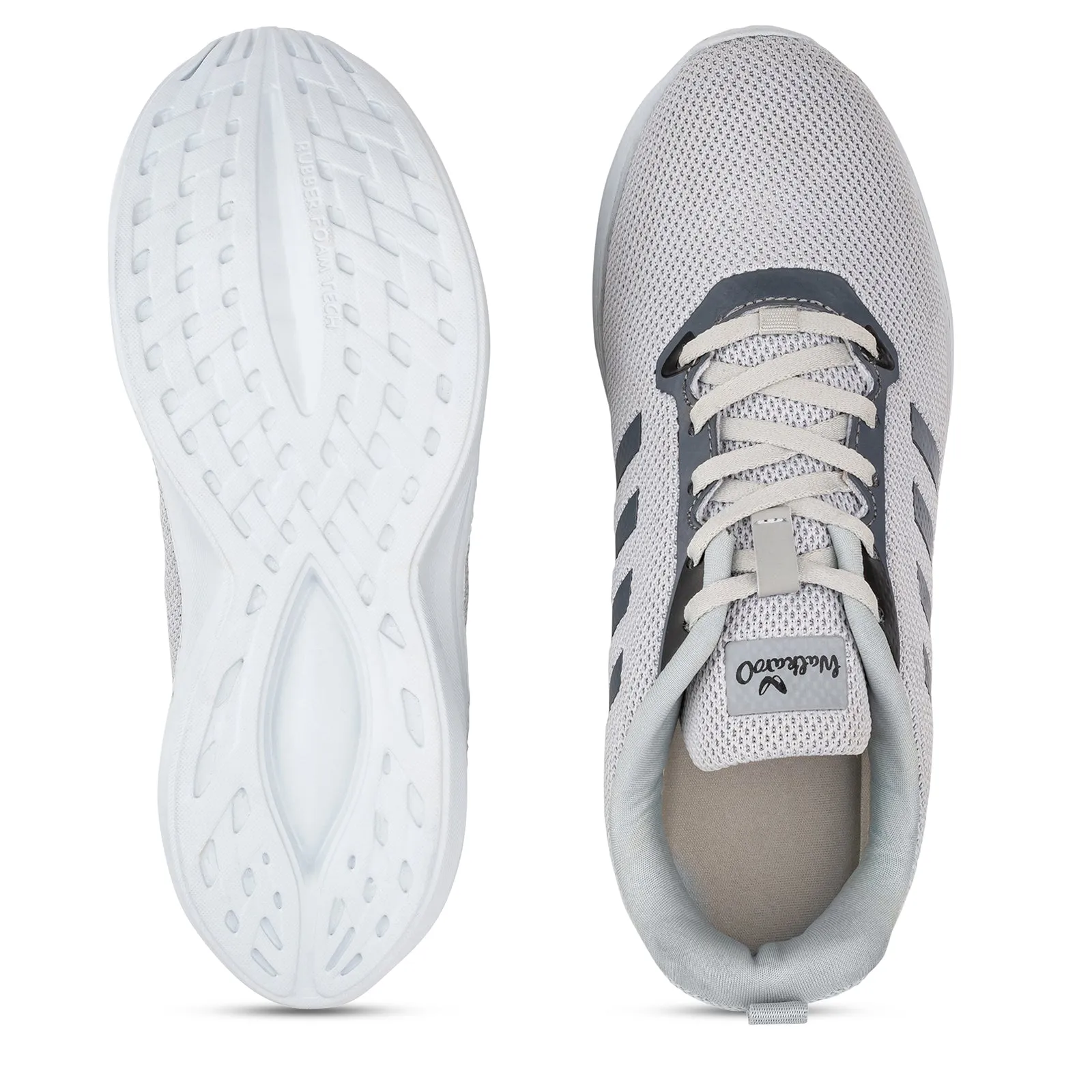 Walkaroo Men Walking Shoes - XS9766 Grey