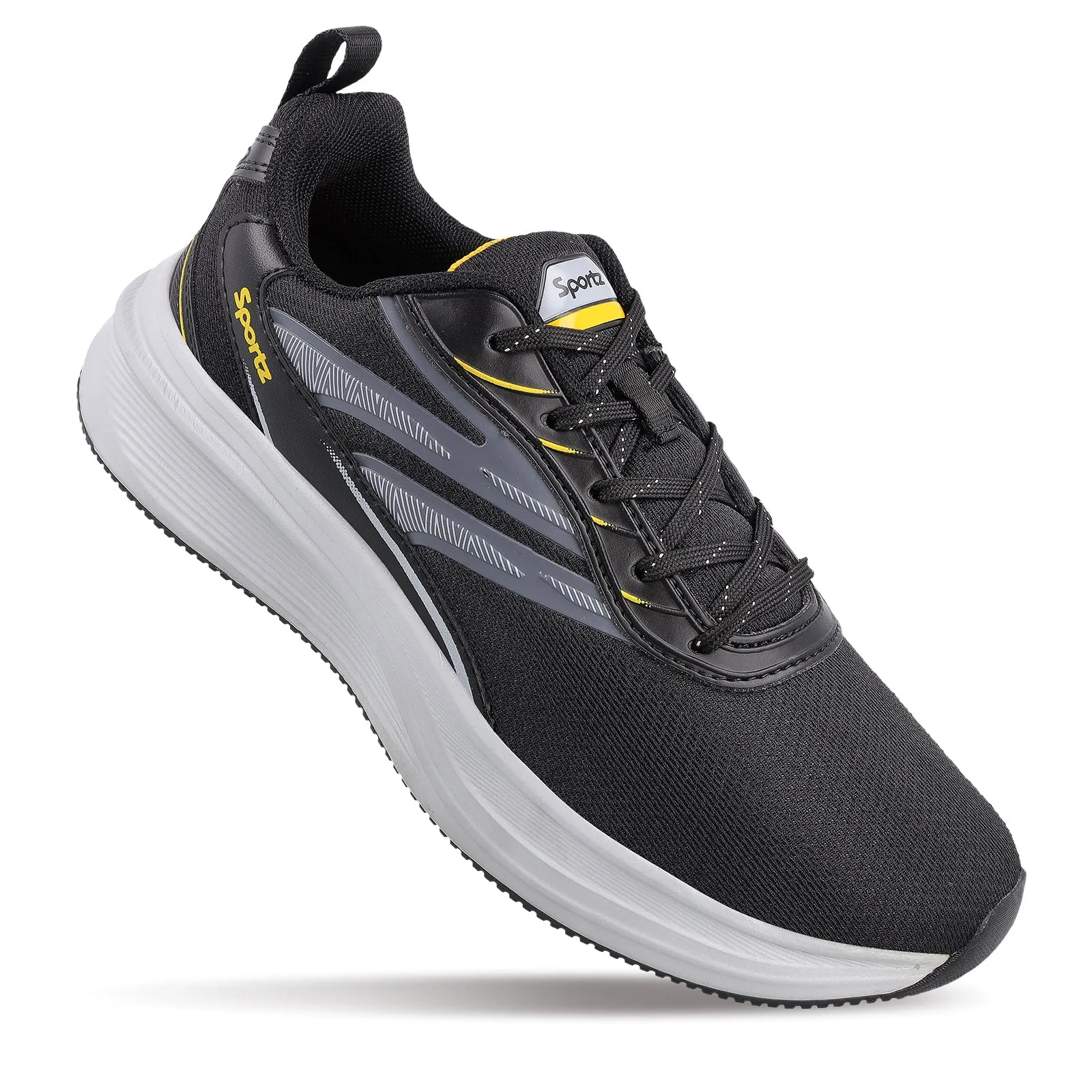 WILZER Men's Lace-up Sports Shoe - WS9153 Black