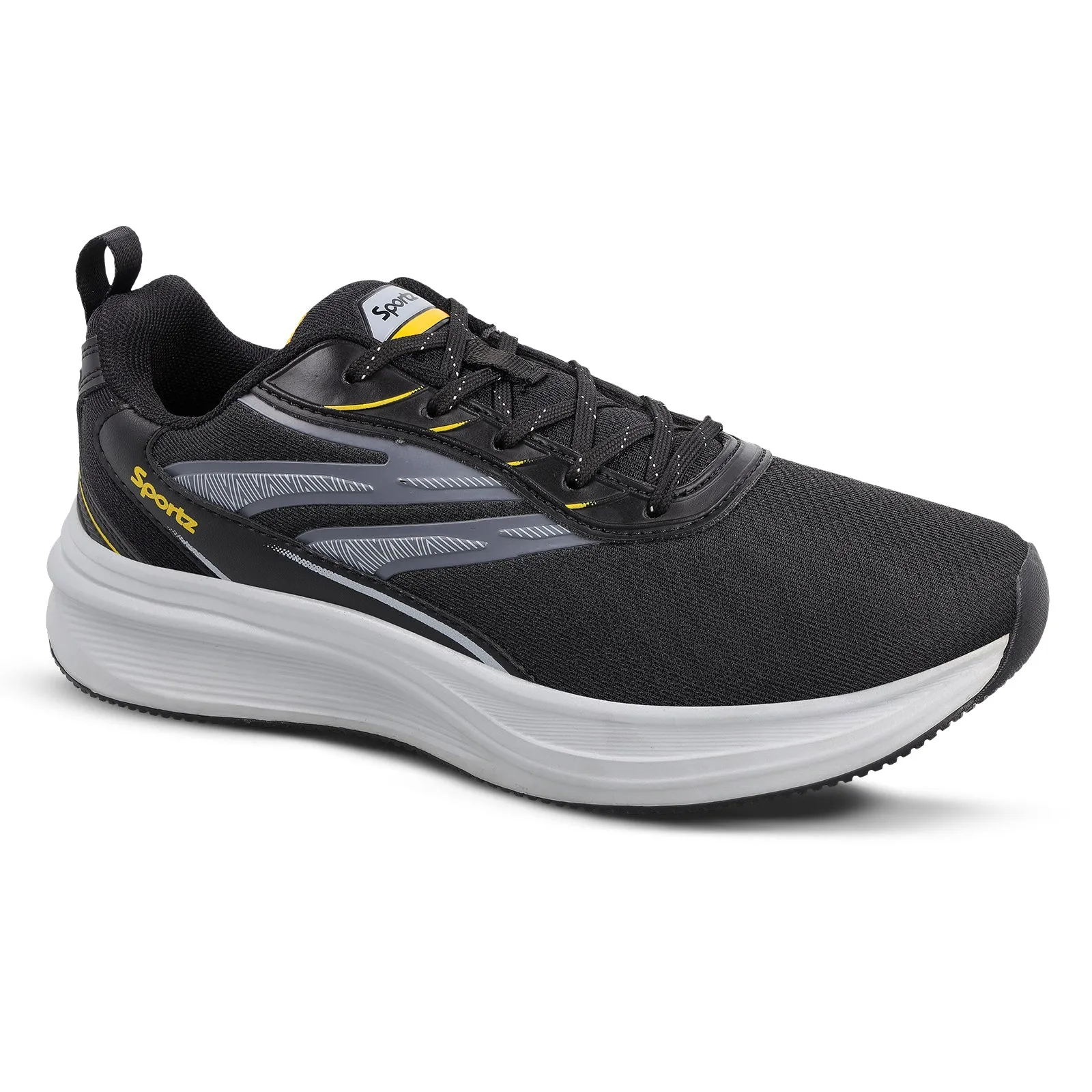 WILZER Men's Lace-up Sports Shoe - WS9153 Black