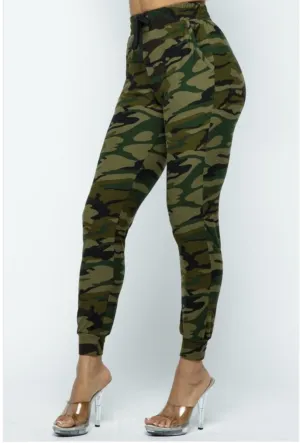 Women's Drawstring Waist Cotton Jogger Pants