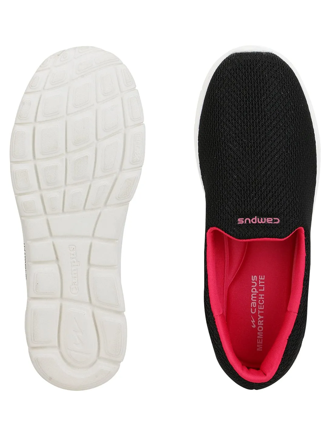 ZOE PLUS Black Women's Walking Shoes